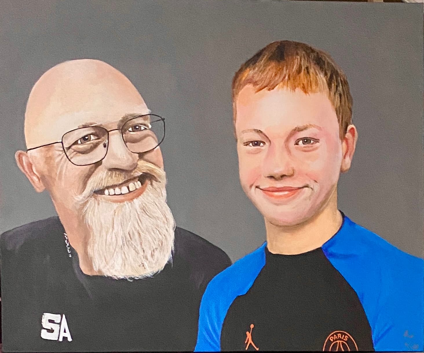 Vrolijk familie portret